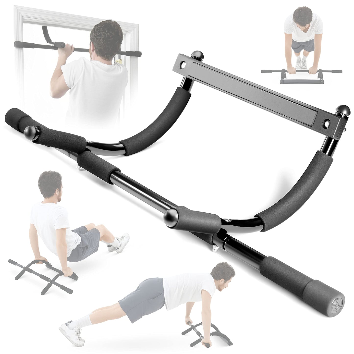 Sagler Doorway Pull-Up Bar Heavy Duty Home Gym Trainer