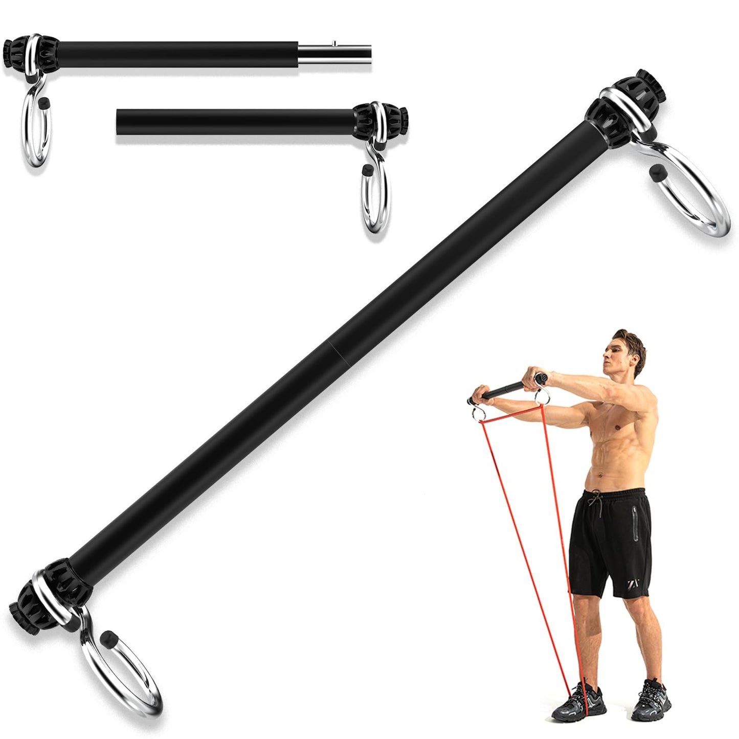 Resistance Band Bar Portable Pilates Bar