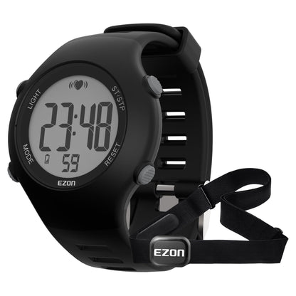 EZON Heart Rate Monitor Chest Strap Waterproof Fitness Watch