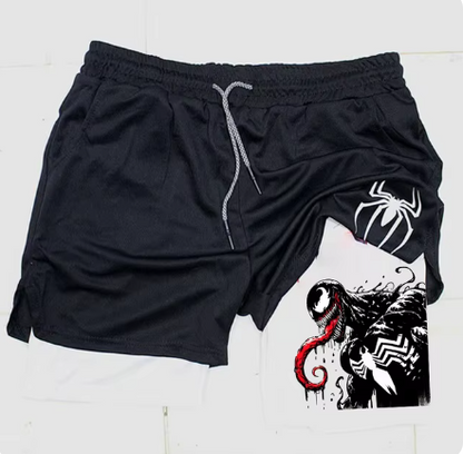 Marvel Spider-Man Venom Gym Shorts
