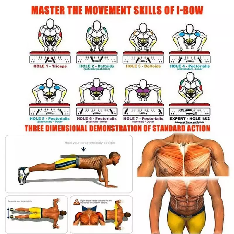 28-in-1 Push-Up Rack Board Portable Home Gym Workout System
