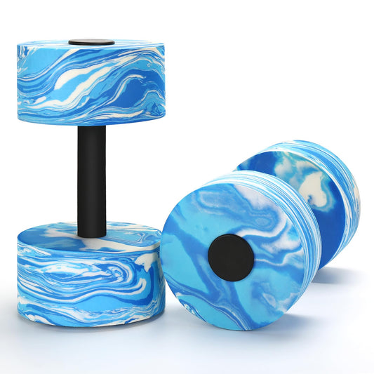 Camouflage EVA Water Dumbbells Pool Exercise Fitness Equipment Set