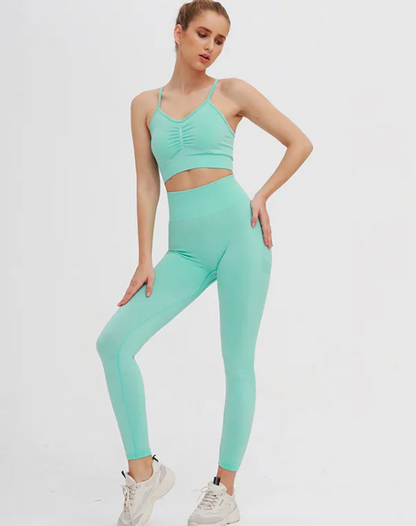 Seamless High-Waist Yoga Pants