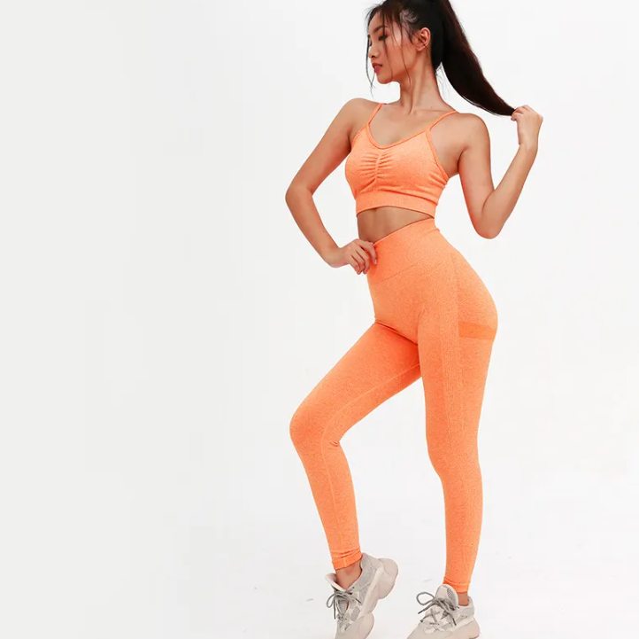 Seamless High-Waist Yoga Pants