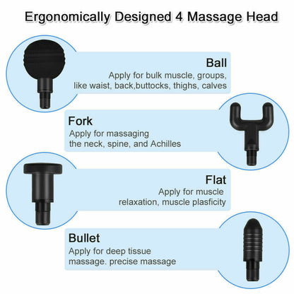 Massage Gun Deep Tissue Percussion Massager