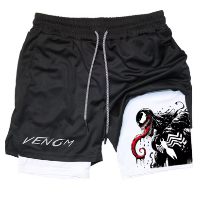 Marvel Spider-Man Venom Gym Shorts