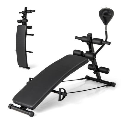 Toolsempire Folding Sit Up Bench Full Body Home Gym