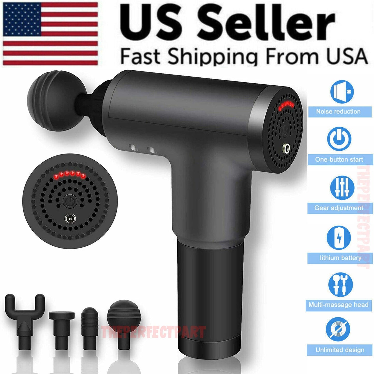 Massage Gun Deep Tissue Percussion Massager