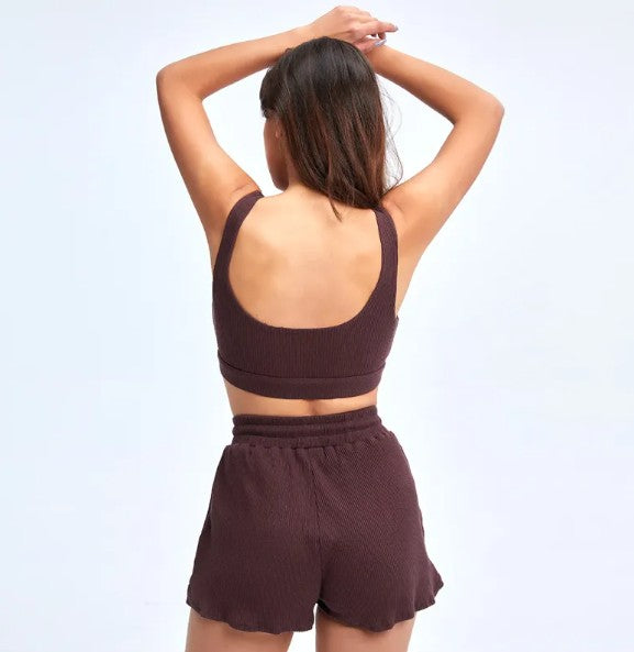 Loose Short Sleeve Yoga Suit Breathable Gym Activewear