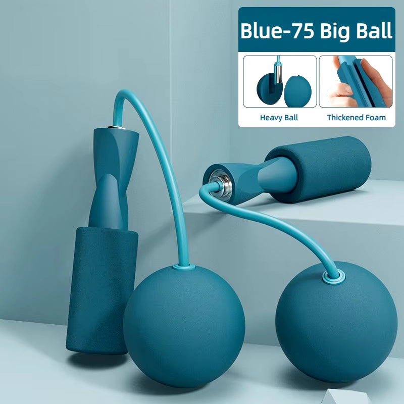 Cordless Jump Rope Heavy Ball Home Gym Fitness Trainer