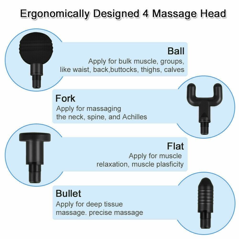 Massage Gun Deep Tissue Percussion Massager