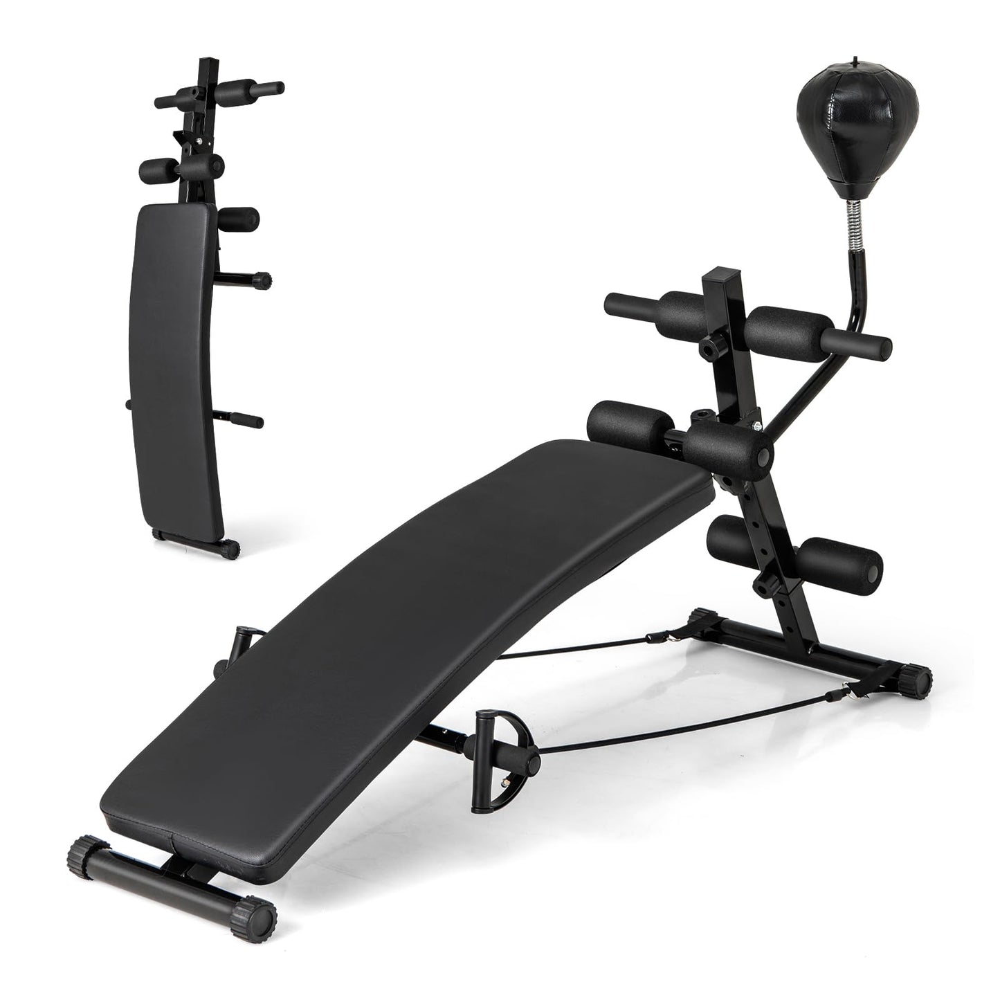 Toolsempire Folding Sit Up Bench Full Body Home Gym