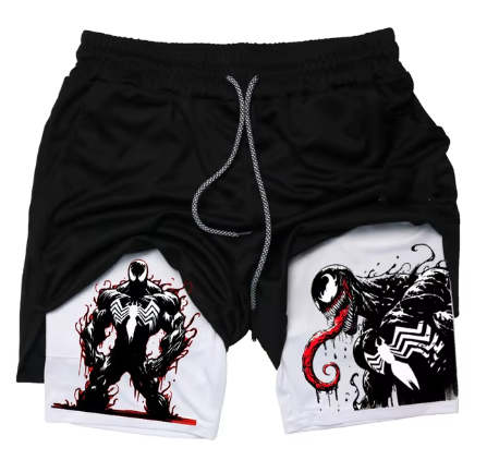 Marvel Spider-Man Venom Gym Shorts