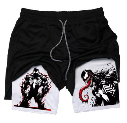 Marvel Spider-Man Venom Gym Shorts