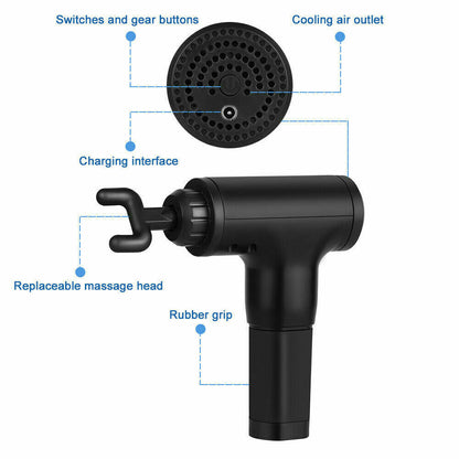 Massage Gun Deep Tissue Percussion Massager